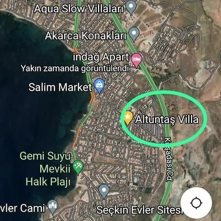 Bahçe Katı Stüdyo 1 Deniz Manzaralı